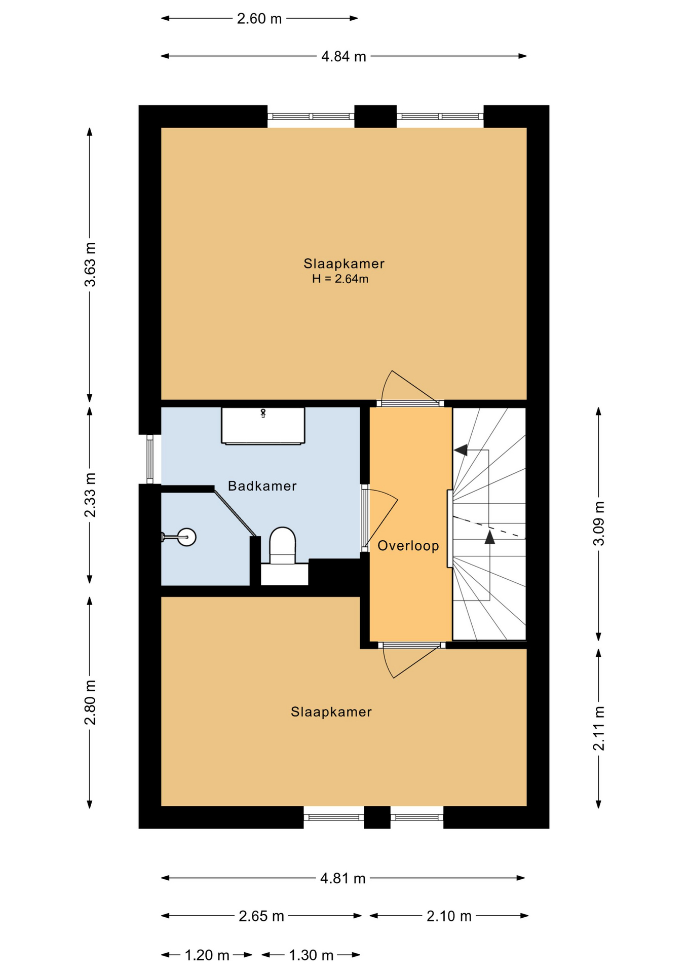 Galjoen 08 49 - 8243 MN - lelystad-plattegrond-2